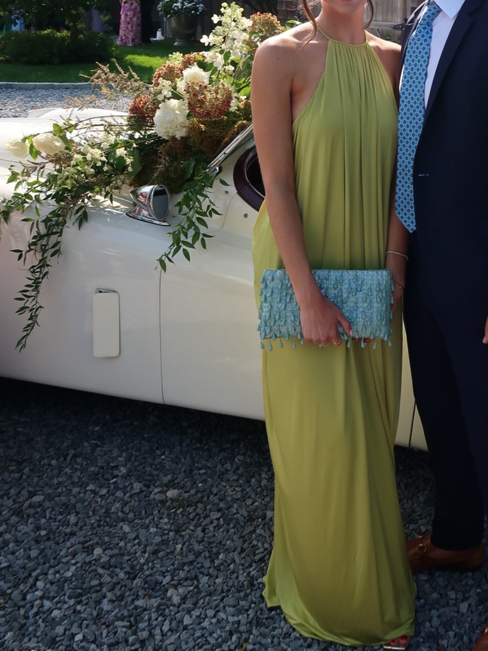 NBD maxi green dress